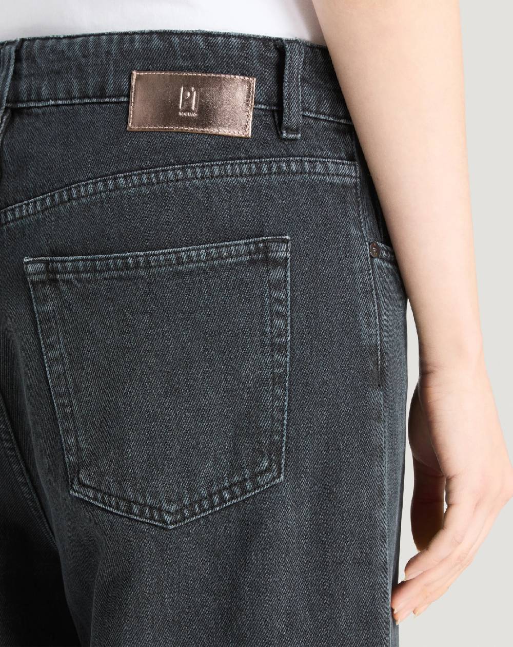 Pt Torino Jeans Miley in black denim Negozio
