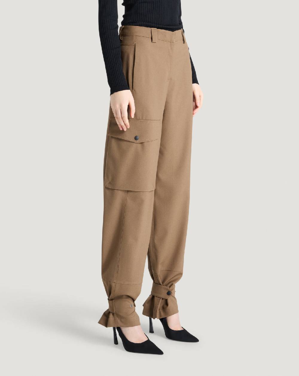 Pt Torino Pantaloni Giselle in tecno lana Saldi
