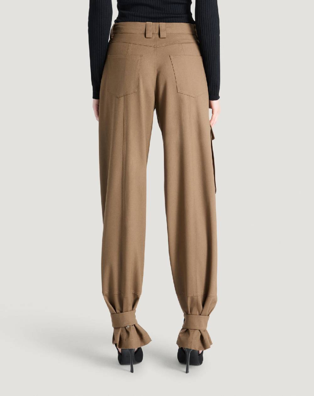 Pt Torino Pantaloni Giselle in tecno lana Saldi