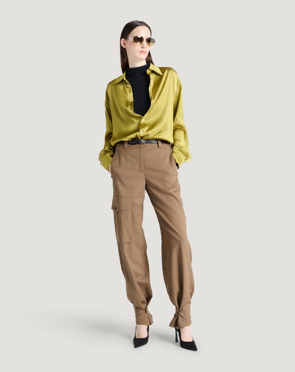 Pt Torino Pantaloni Giselle in tecno lana Saldi