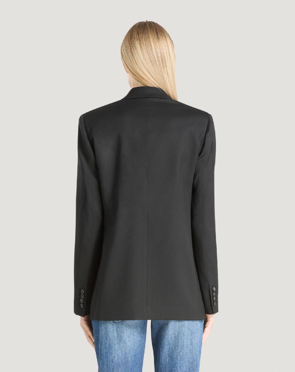 Pt Torino Blazer in twill di lana fluida Vendita Economica