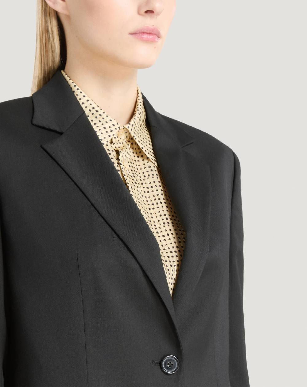 Pt Torino Blazer in twill di lana fluida Vendita Economica