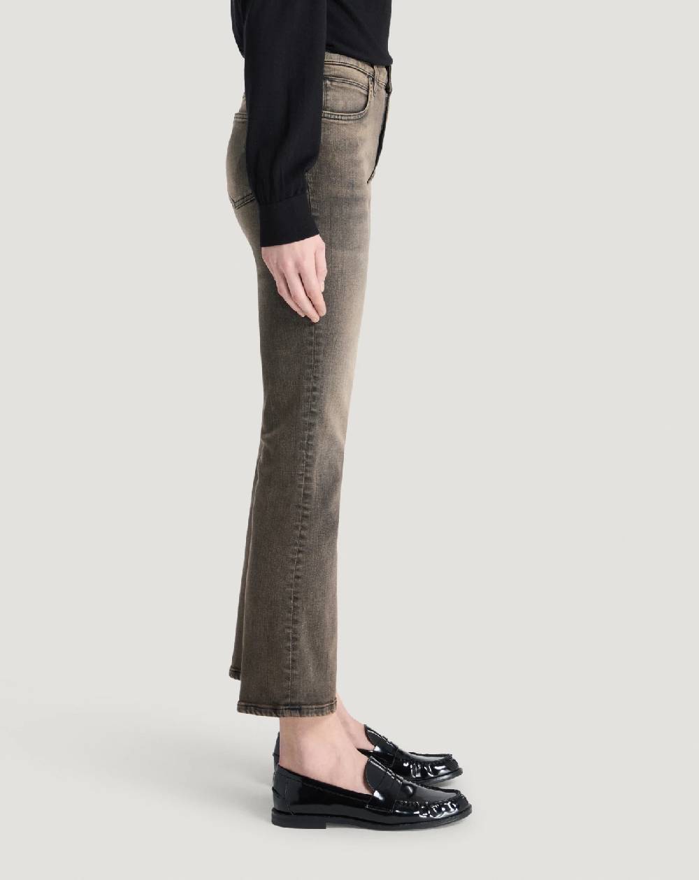 Pt Torino Jeans Kim in black denim stretch Vendite Flash