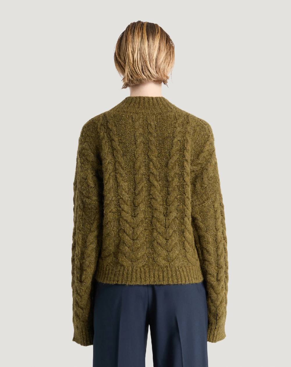 Pt Torino Maglia boxy in misto alpaca Promozione
