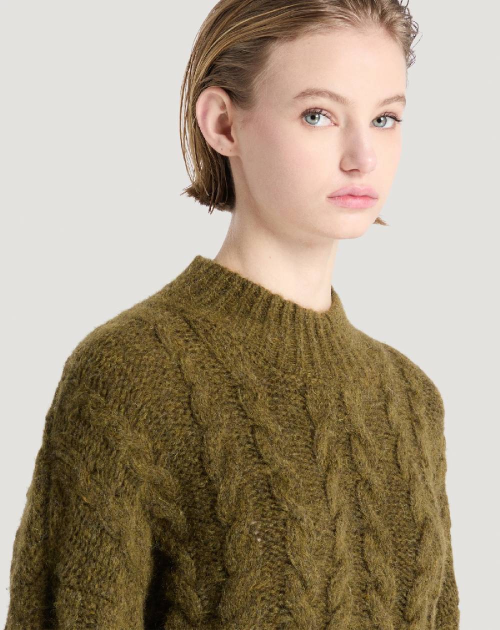 Pt Torino Maglia boxy in misto alpaca Promozione