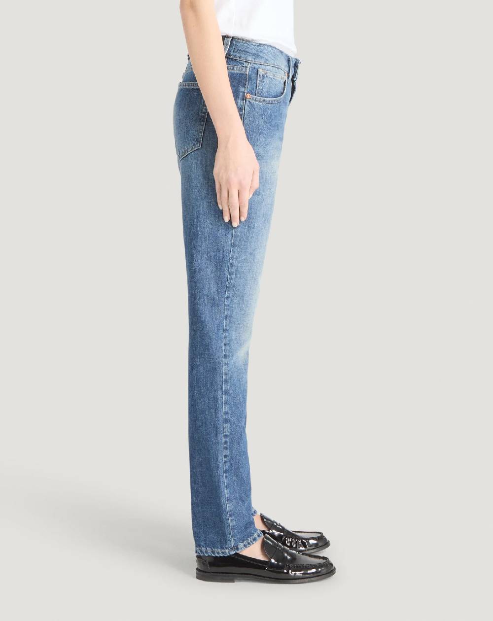 Pt Torino Jeans Alanis in denim di cotone Pezzi Unici