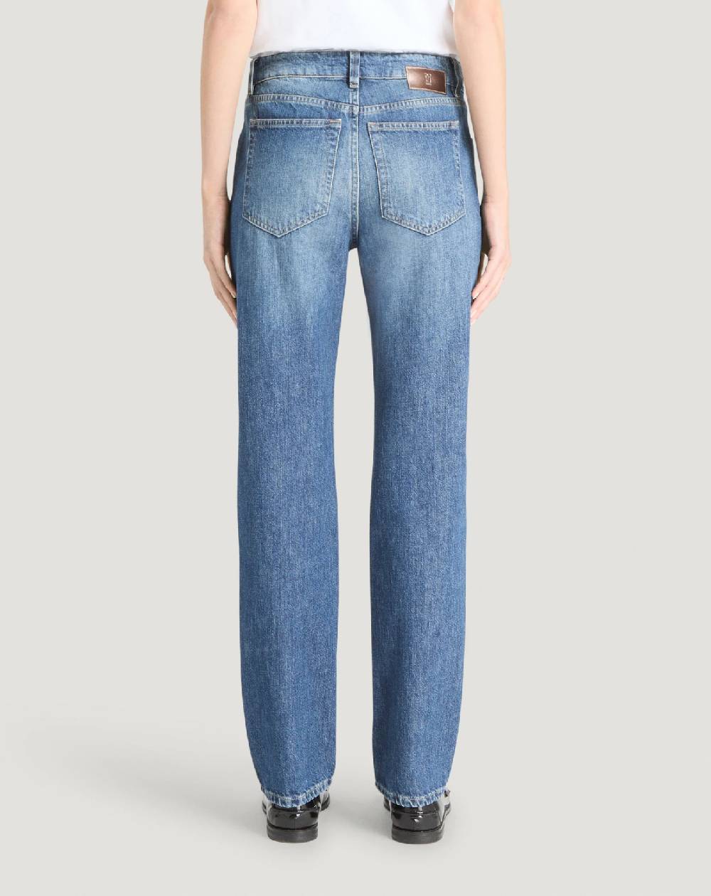 Pt Torino Jeans Alanis in denim di cotone Pezzi Unici