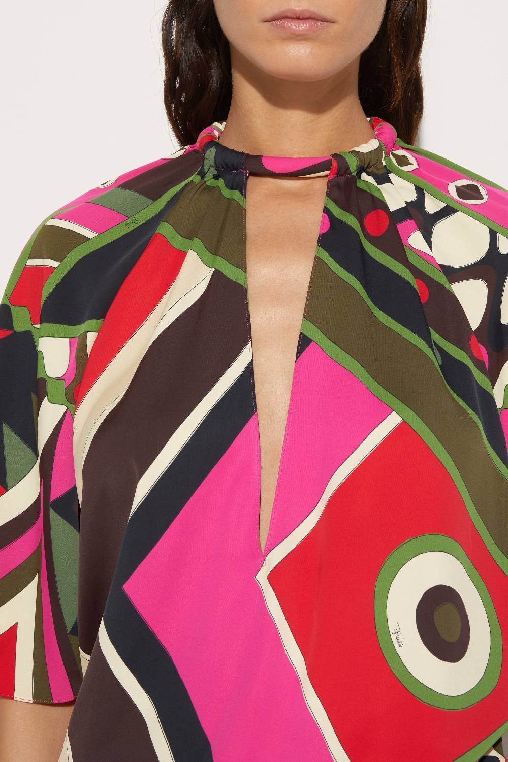 Pucci Top con stampa Vivara Pezzi Unici