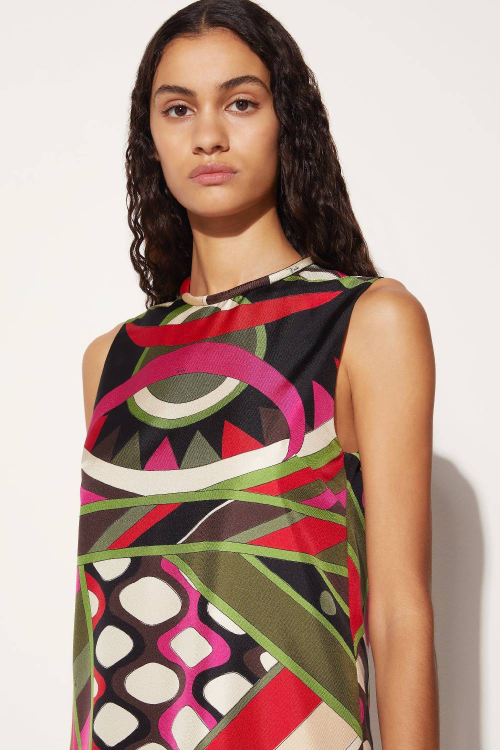 Pucci Mini abito in seta con stampa Vivara Acquista Ora