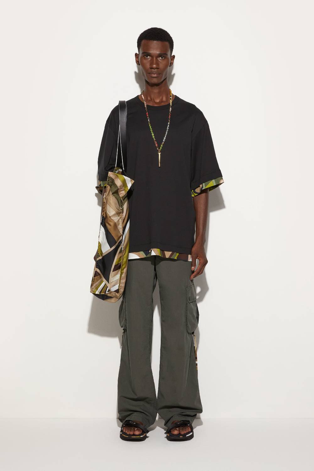 Pucci T-shirt con finiture Iride Consegna Veloce