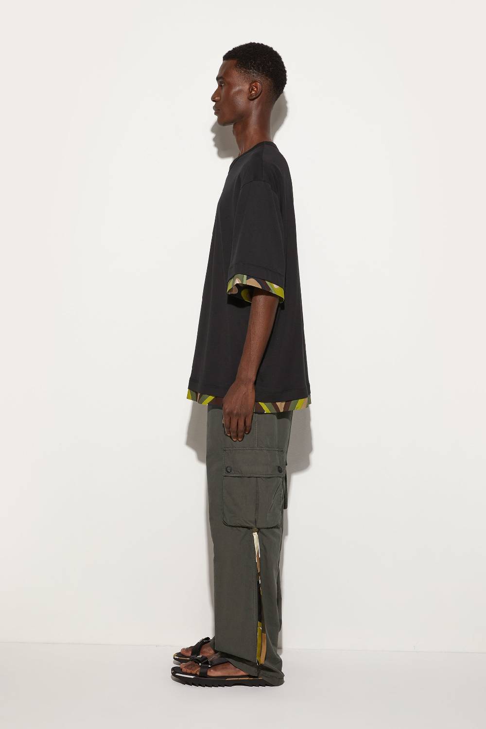 Pucci T-shirt con finiture Iride Consegna Veloce