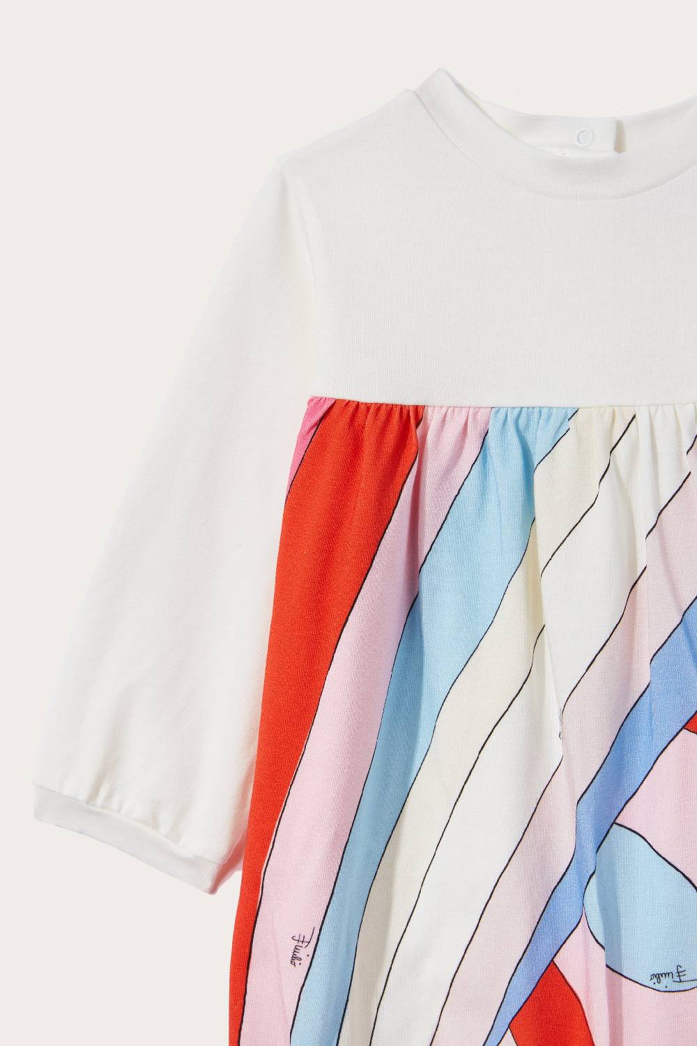 Pucci Completo neonato con stampa Iride Saldi Di Fabbrica