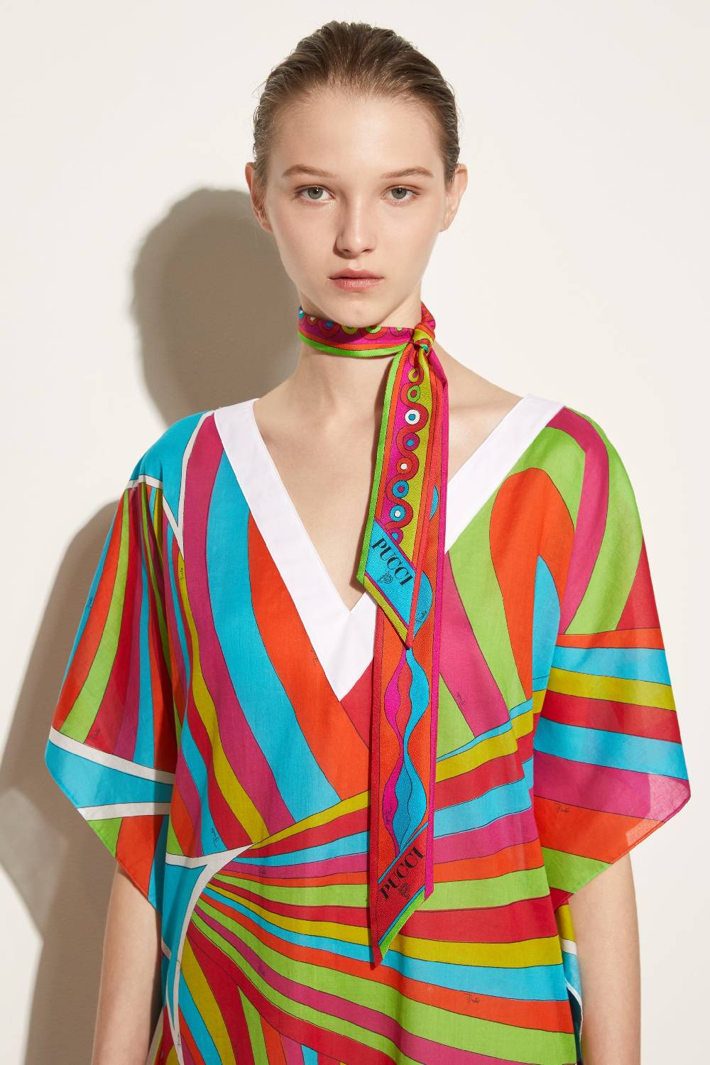 Pucci Foulard in seta con stampa Iride In Saldo