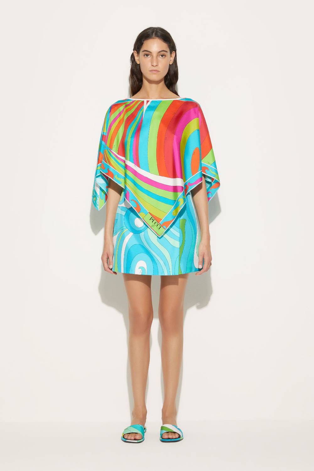 Pucci Top in seta con stampa Iride Nuova
