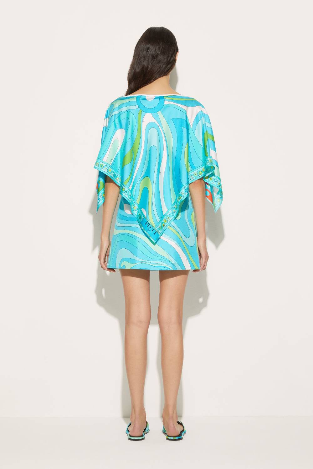 Pucci Top in seta con stampa Iride Nuova
