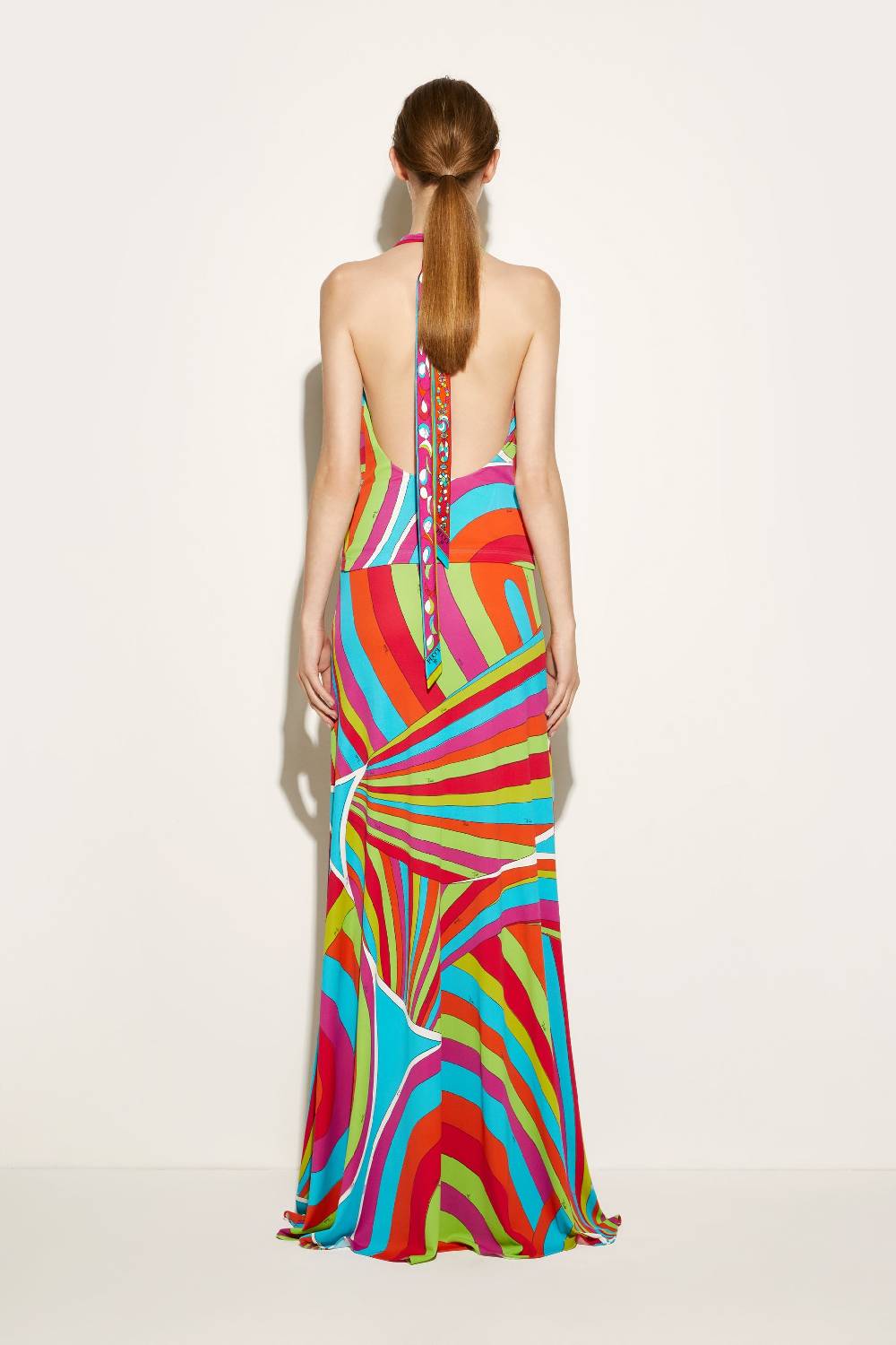 Pucci Top con scollo all'americana e stampa Iride 2025