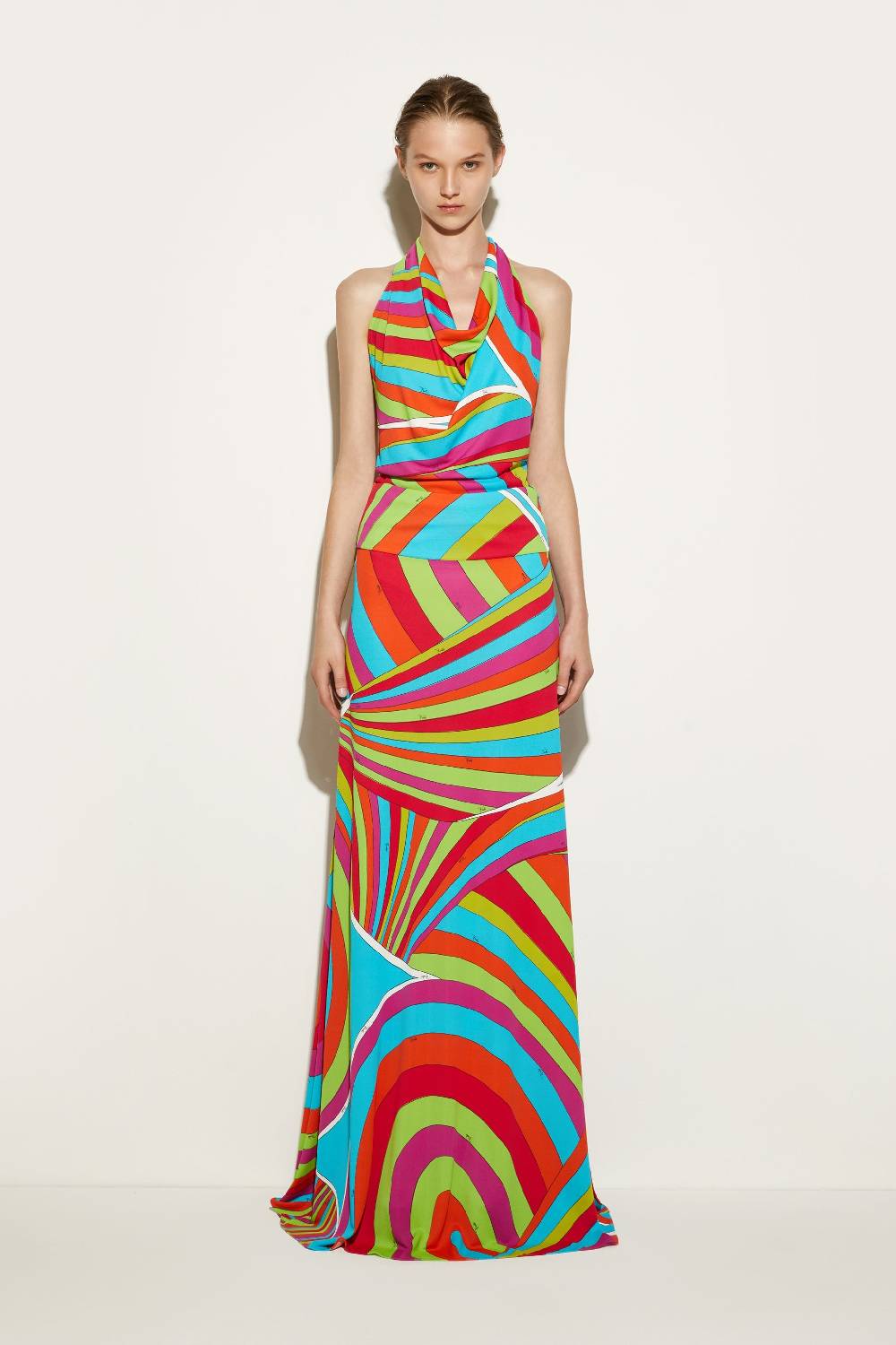 Pucci Gonna lunga con stampa Iride Italy