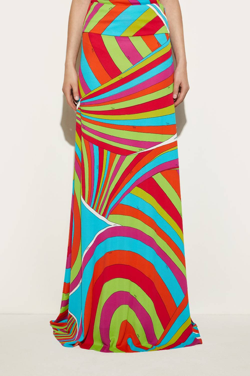 Pucci Gonna lunga con stampa Iride Italy