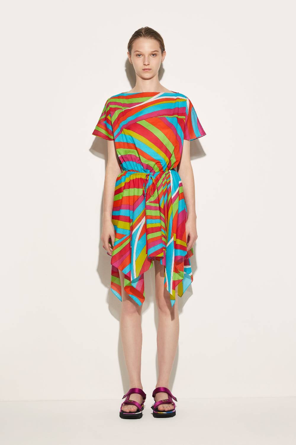 Pucci Mini abito con stampa Iride In Linea