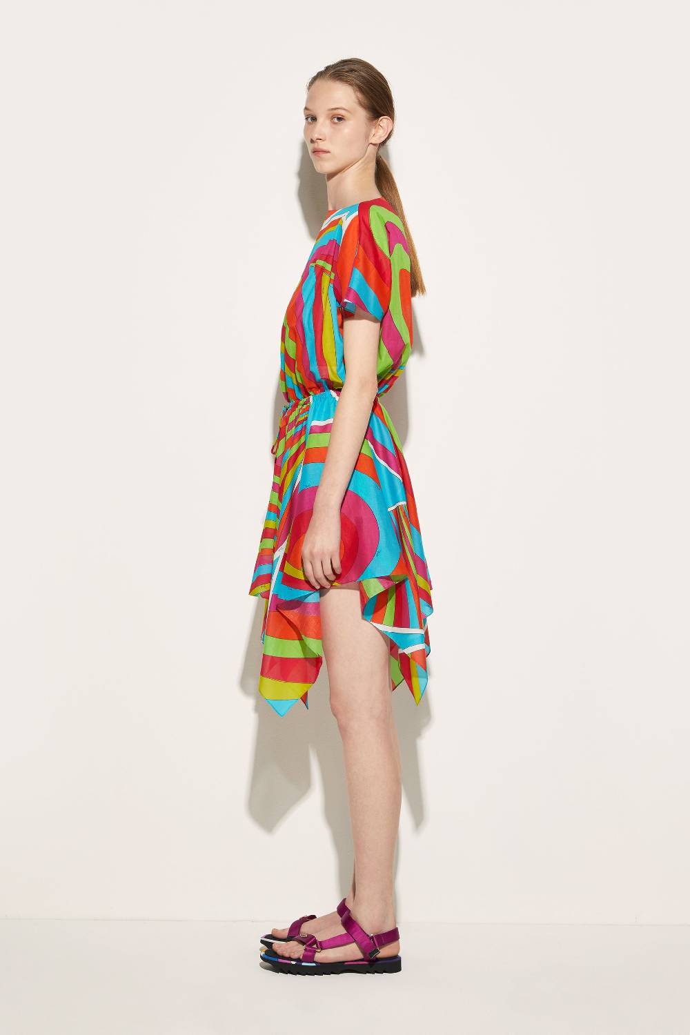 Pucci Mini abito con stampa Iride In Linea
