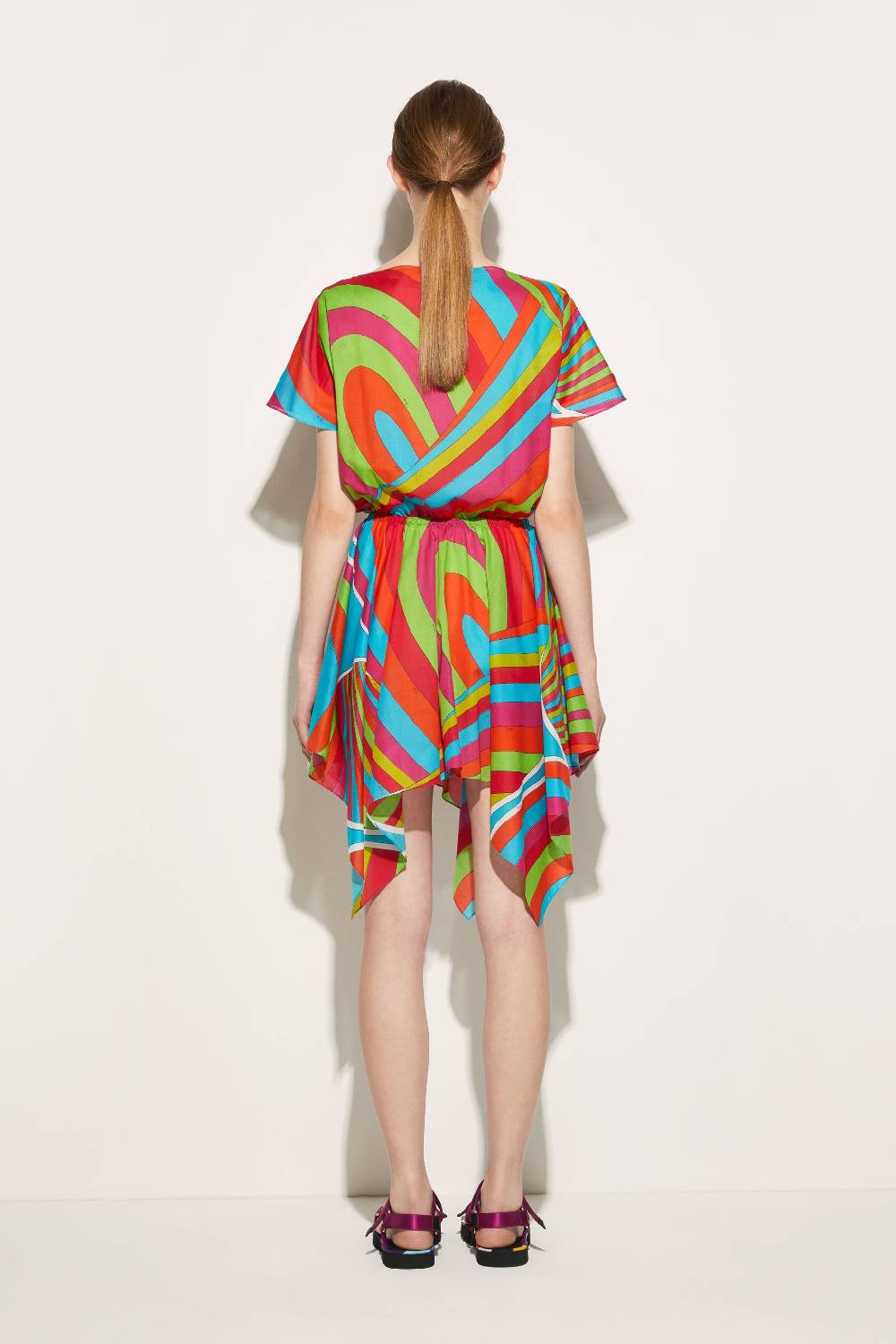Pucci Mini abito con stampa Iride In Linea