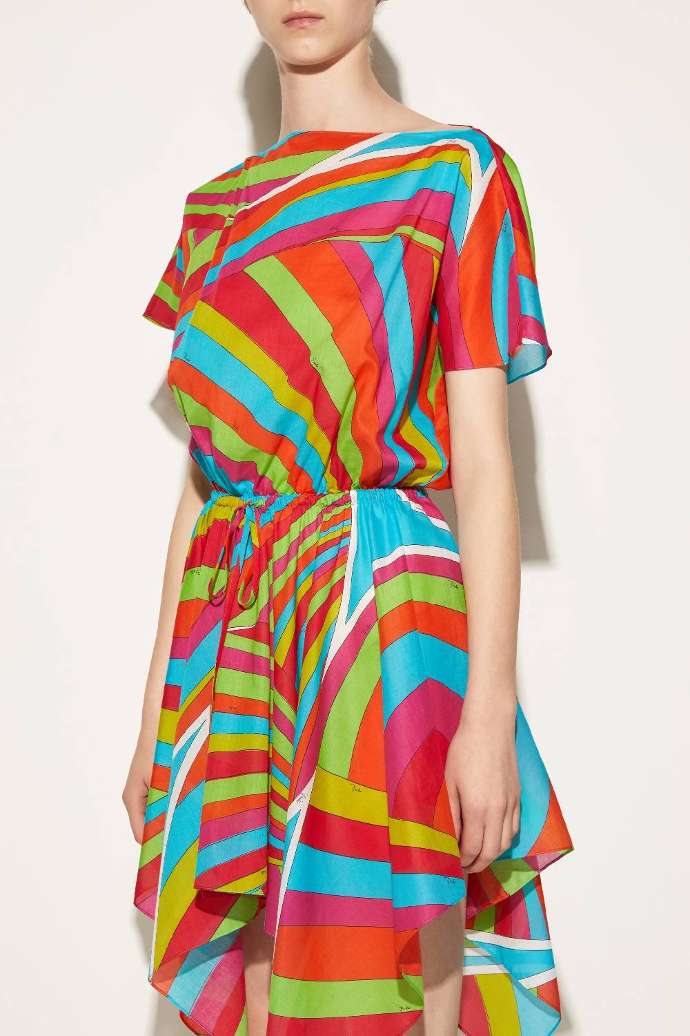 Pucci Mini abito con stampa Iride In Linea