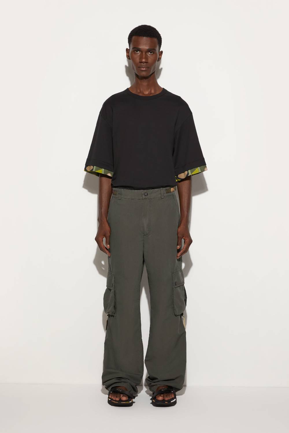 Pucci Pantaloni cargo toile di cotone Economico
