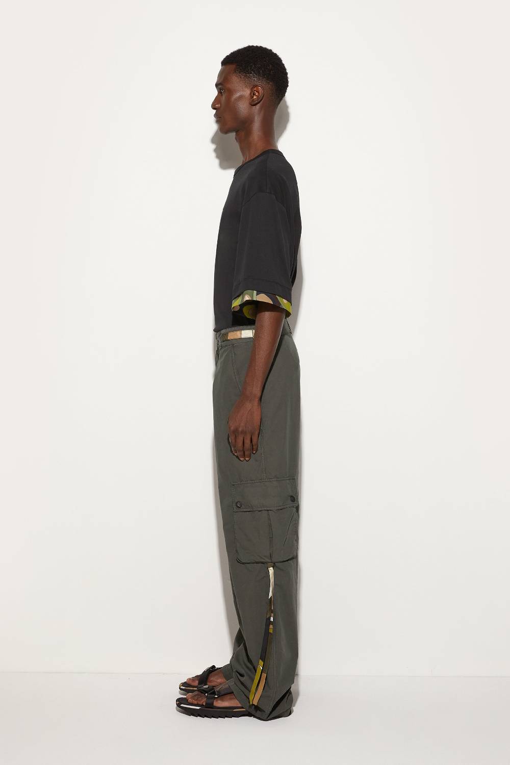 Pucci Pantaloni cargo toile di cotone Economico