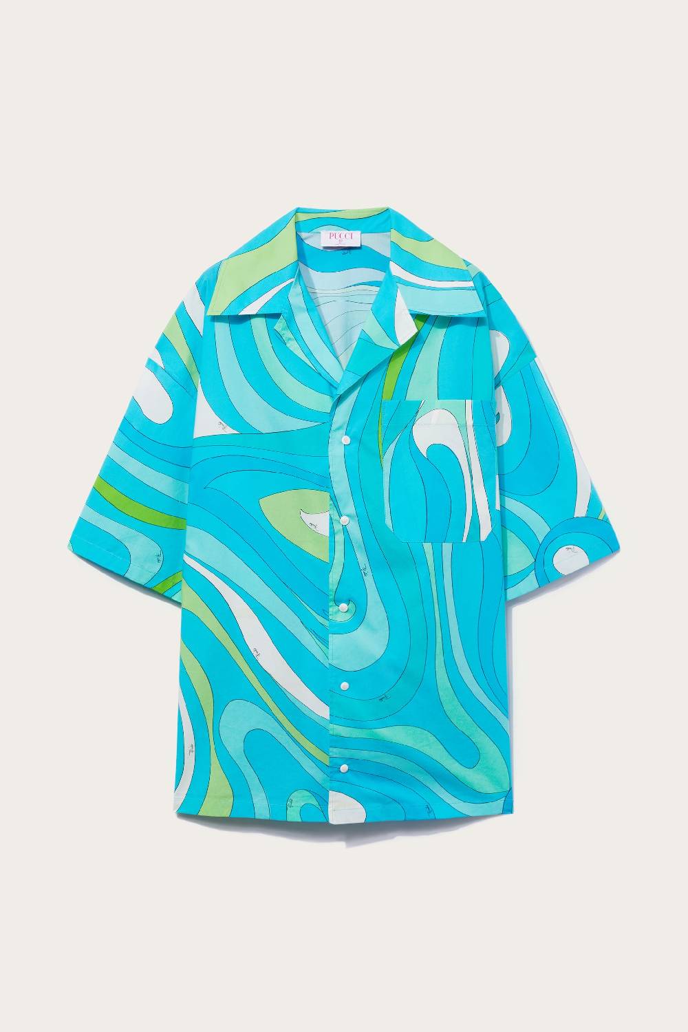 Pucci Camicia da bowling con stampa Marmo Online