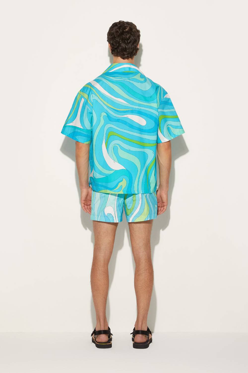 Pucci Camicia da bowling con stampa Marmo Online