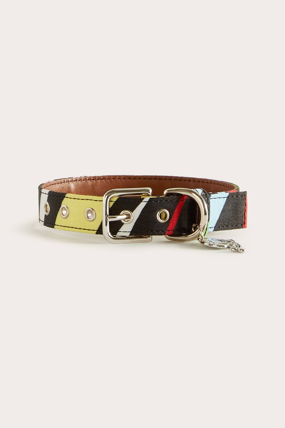 Pucci Collare per cani con stampa Marmo