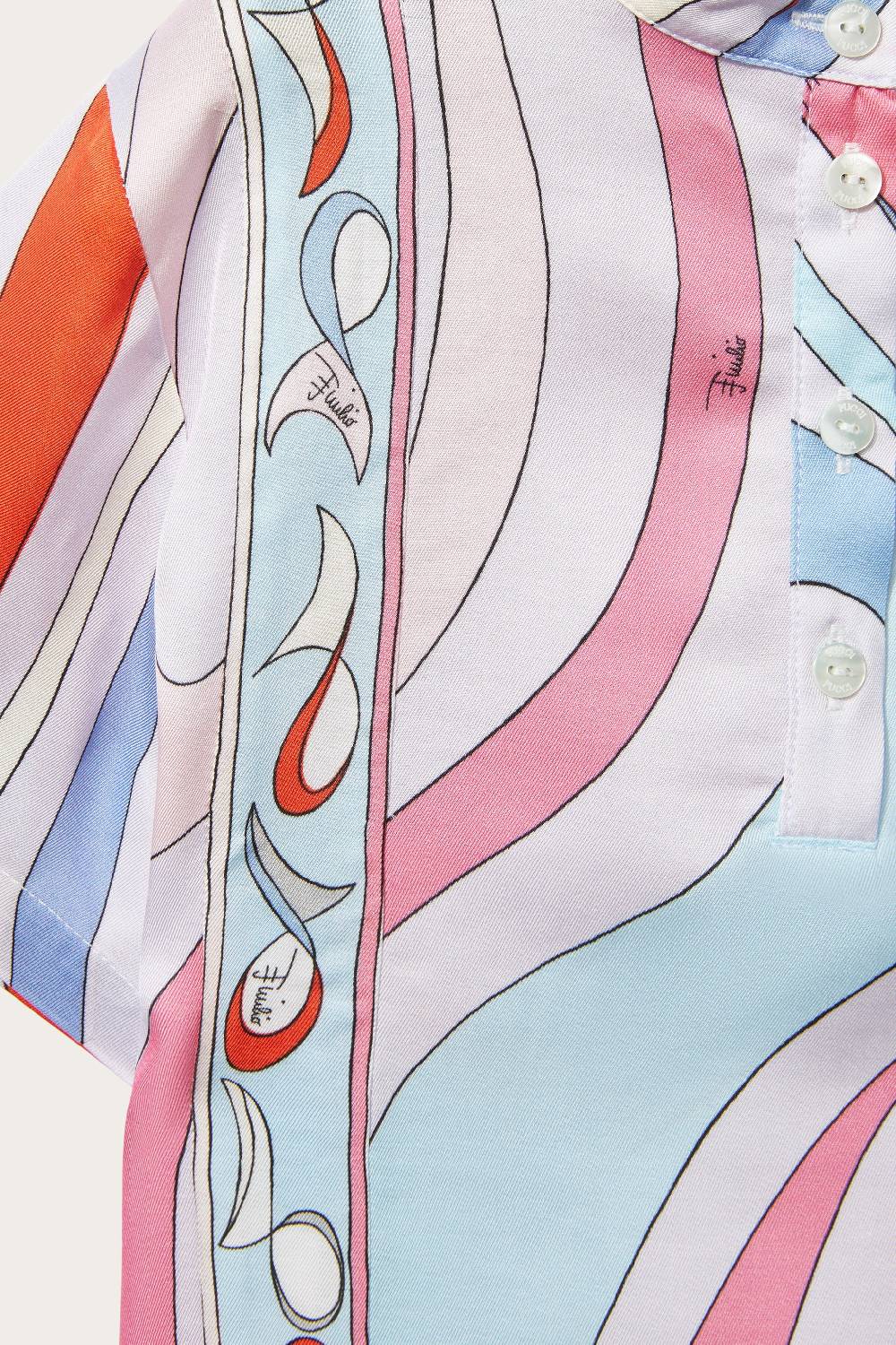Pucci Camicia con stampa Marmo Italy