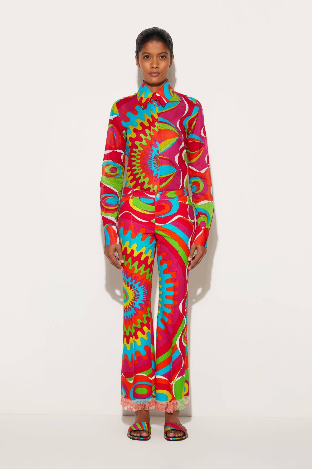 Pucci Pantaloni con stampa Bersaglio Promozione Limitata