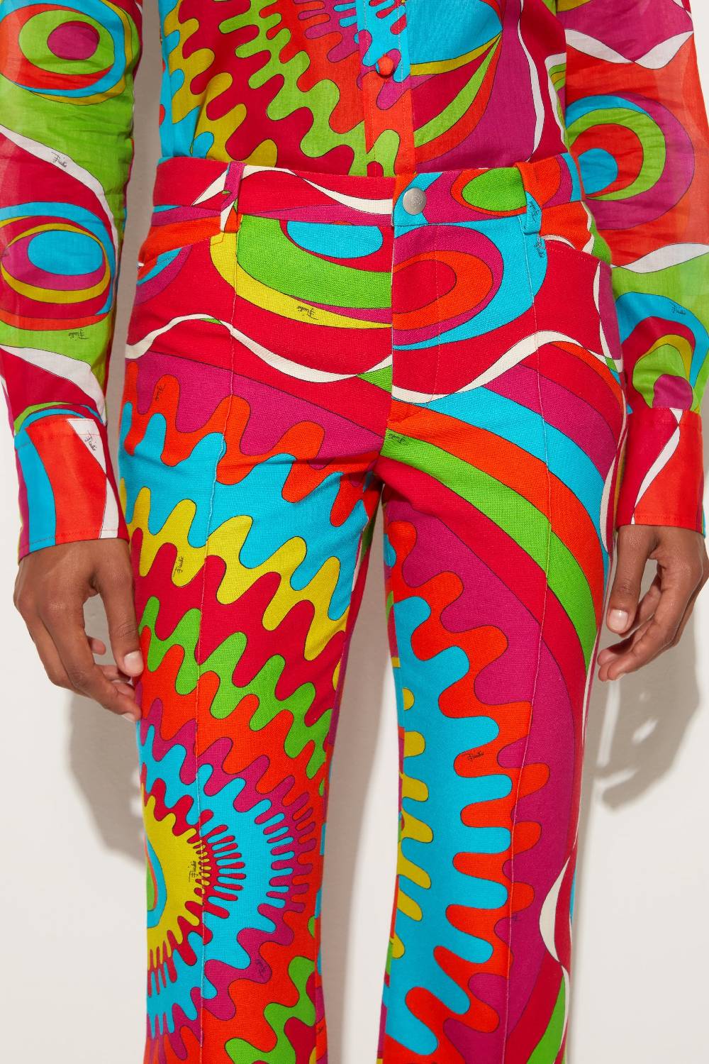 Pucci Pantaloni con stampa Bersaglio Promozione Limitata