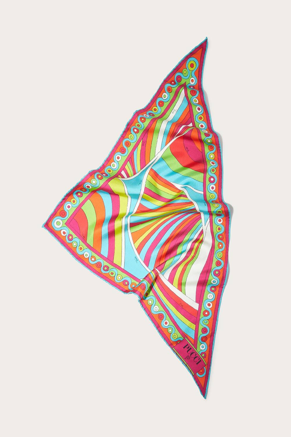Pucci Foulard in seta con stampa Iride Prezzo Ridotto