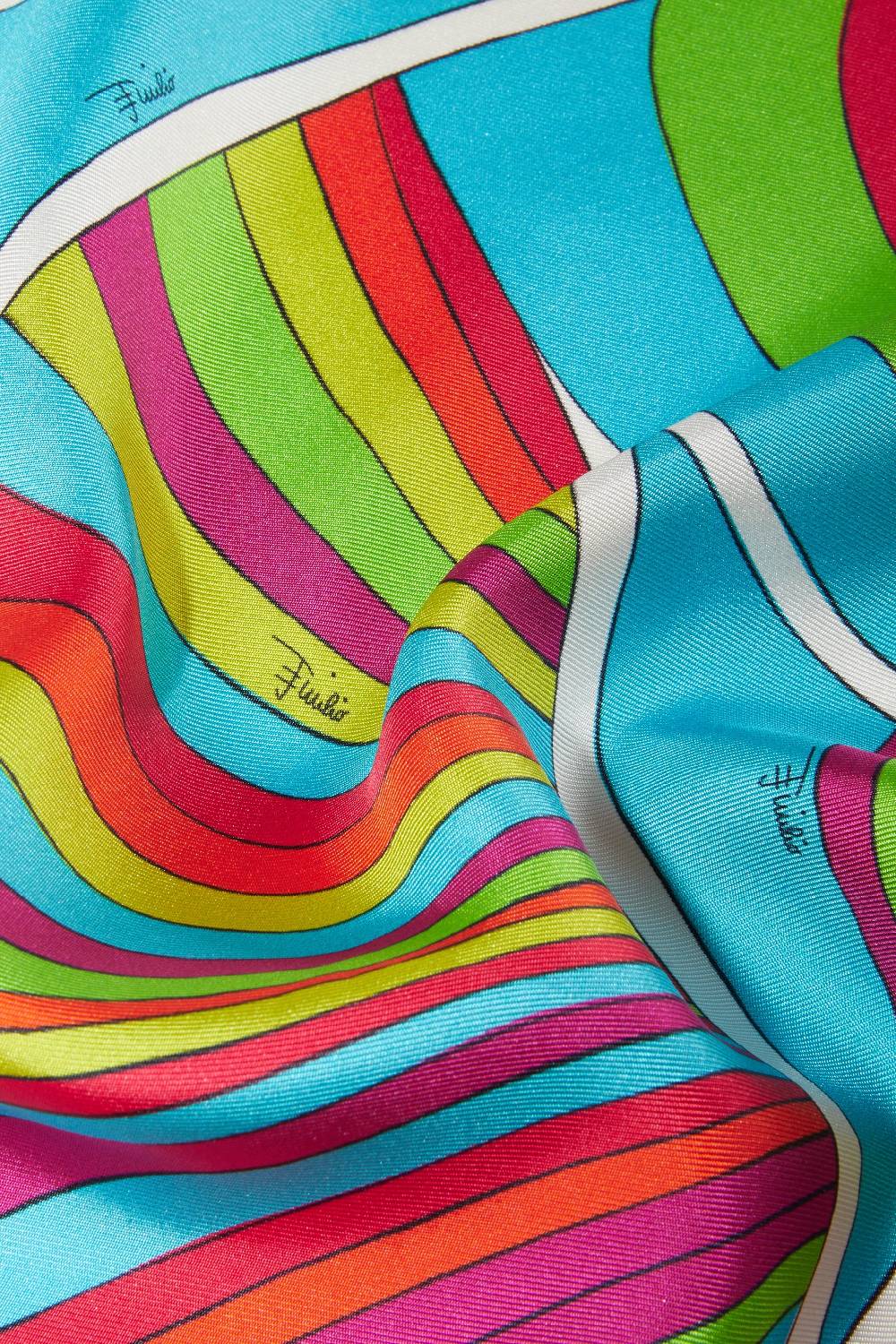Pucci Foulard in seta con stampa Iride Prezzo Ridotto