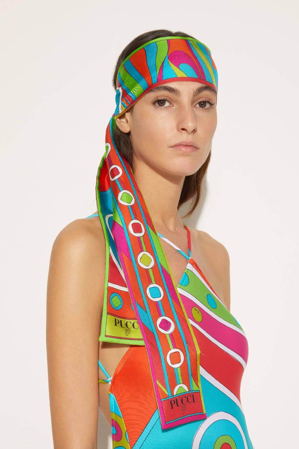 Pucci Foulard in seta con stampa Vivara Convenienza