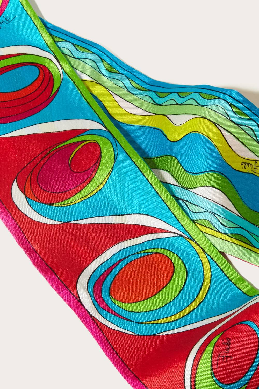 Pucci Foulard in seta con stampa Bersaglio Presa