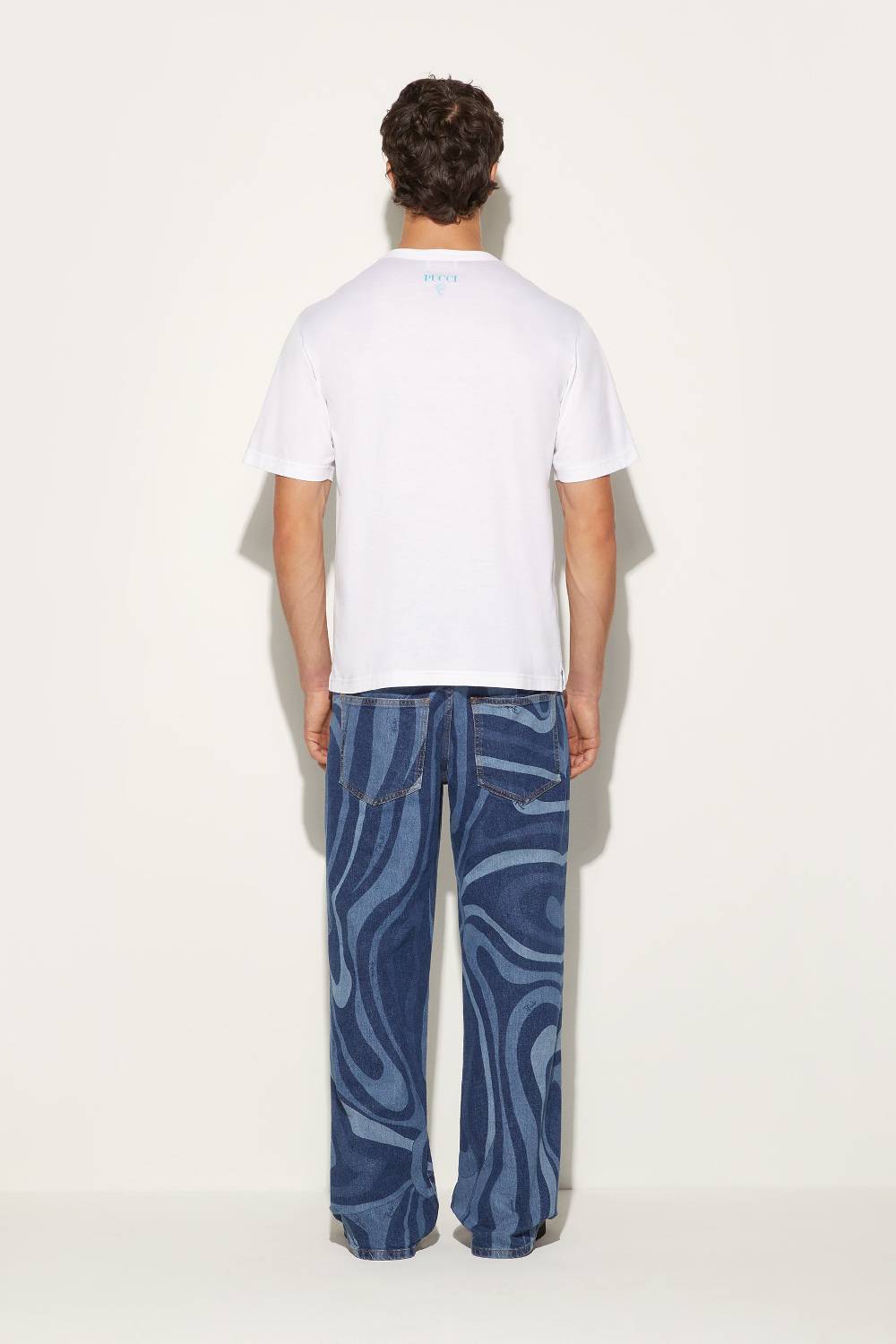Pucci T-shirt con inserto Marmo Offerta