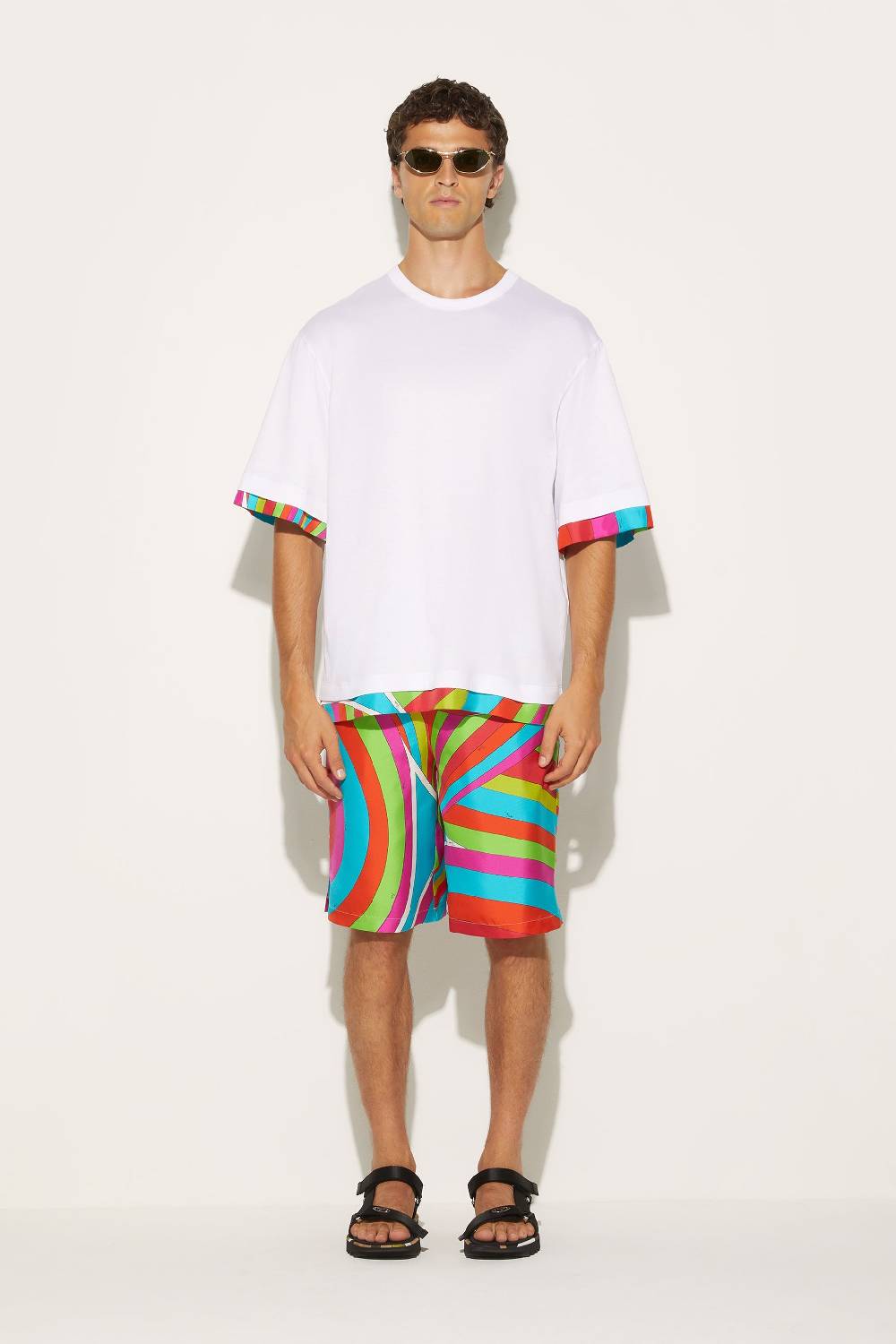Pucci T-shirt con finiture Iride Economico