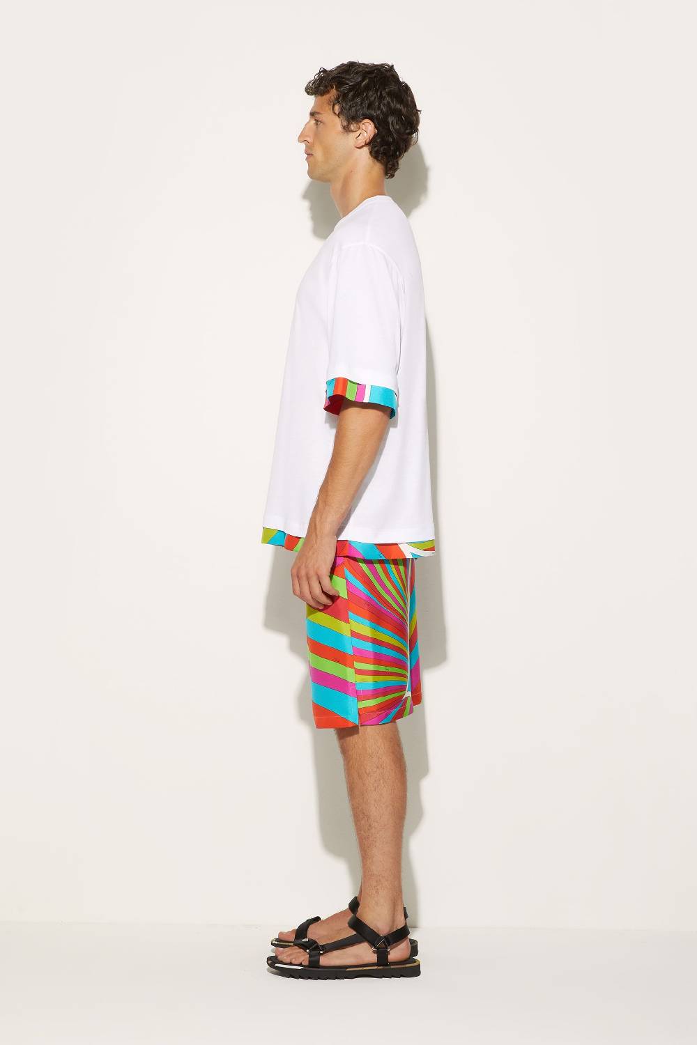 Pucci T-shirt con finiture Iride Economico