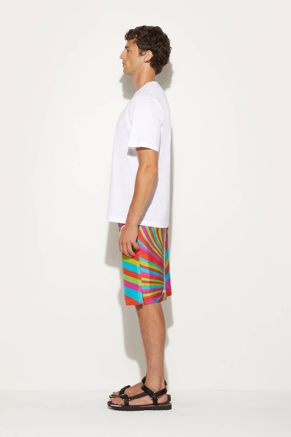 Pucci Shorts in seta con stampa Iride Online