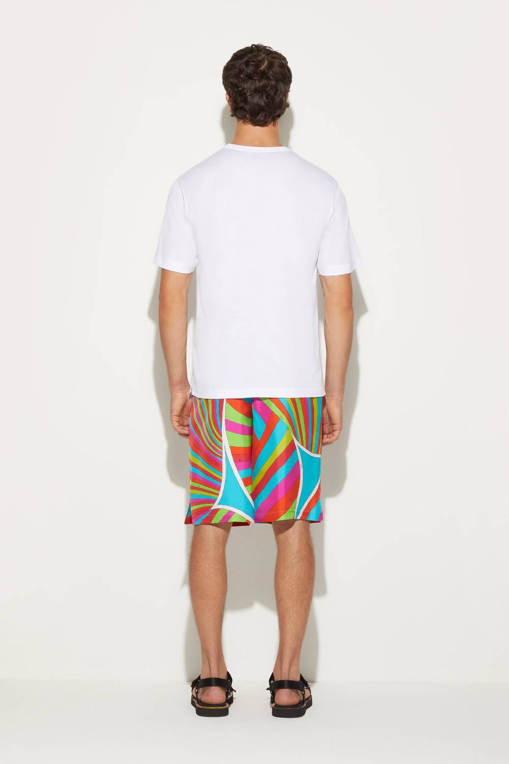 Pucci Shorts in seta con stampa Iride Online
