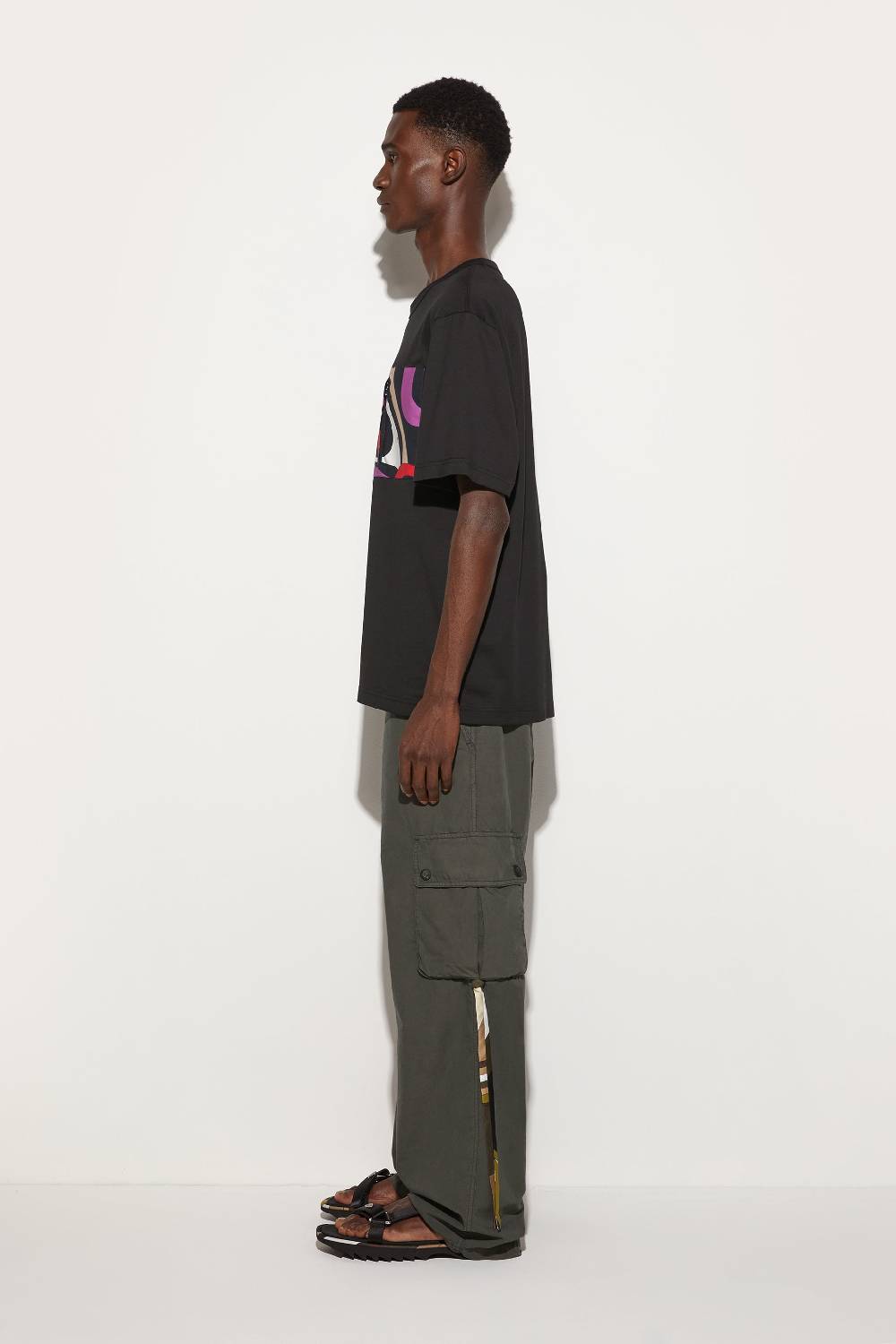 Pucci T-shirt con inserto Marmo In Vendita