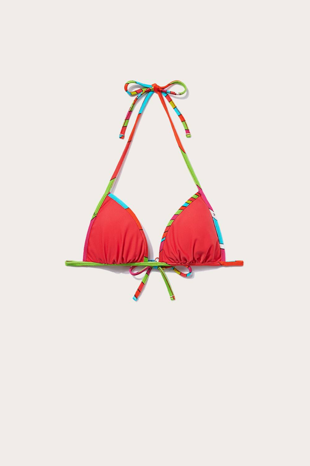 Pucci Top bikini con finiture Iride Nuova