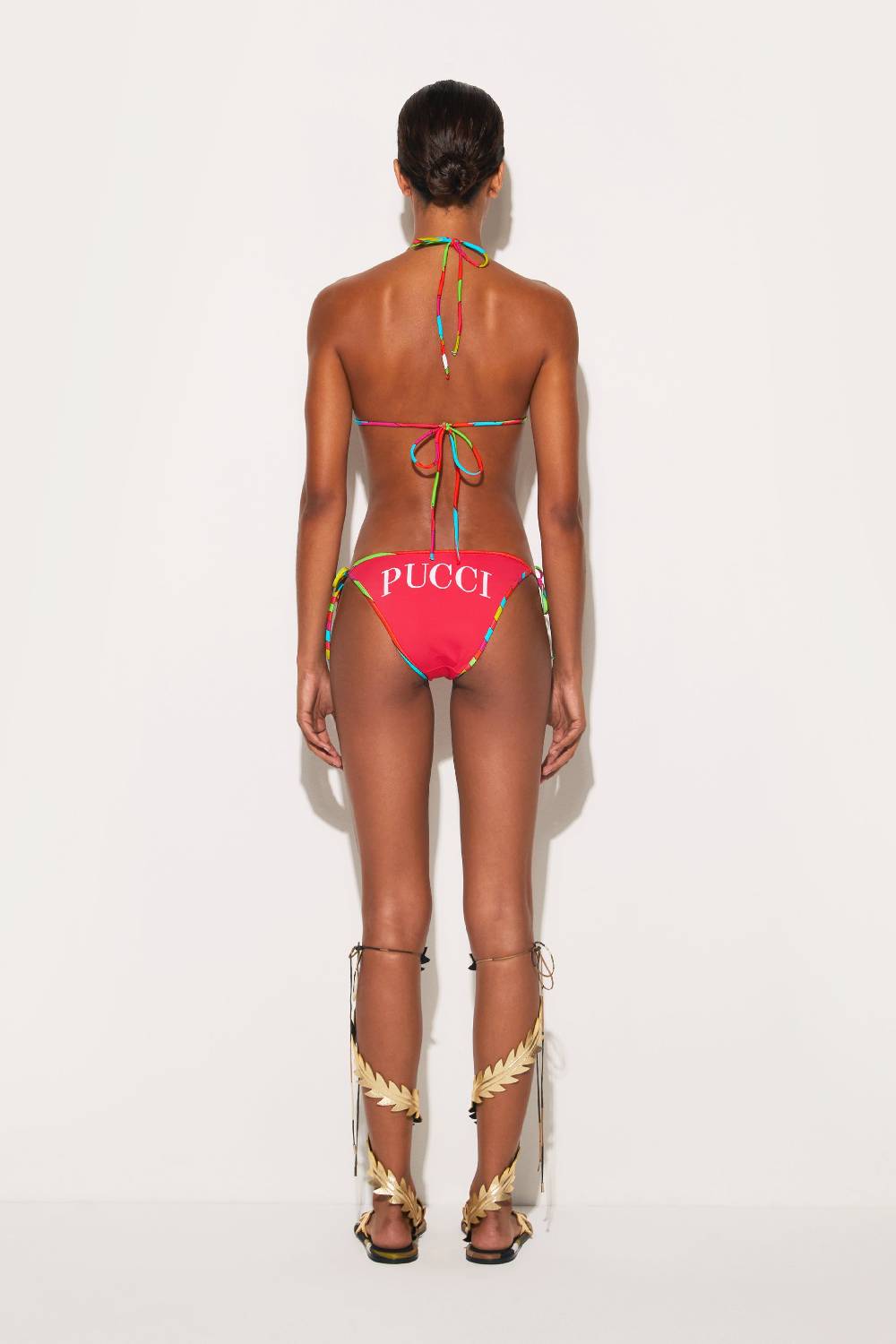 Pucci Slip bikini con stampa Pucci P Moda