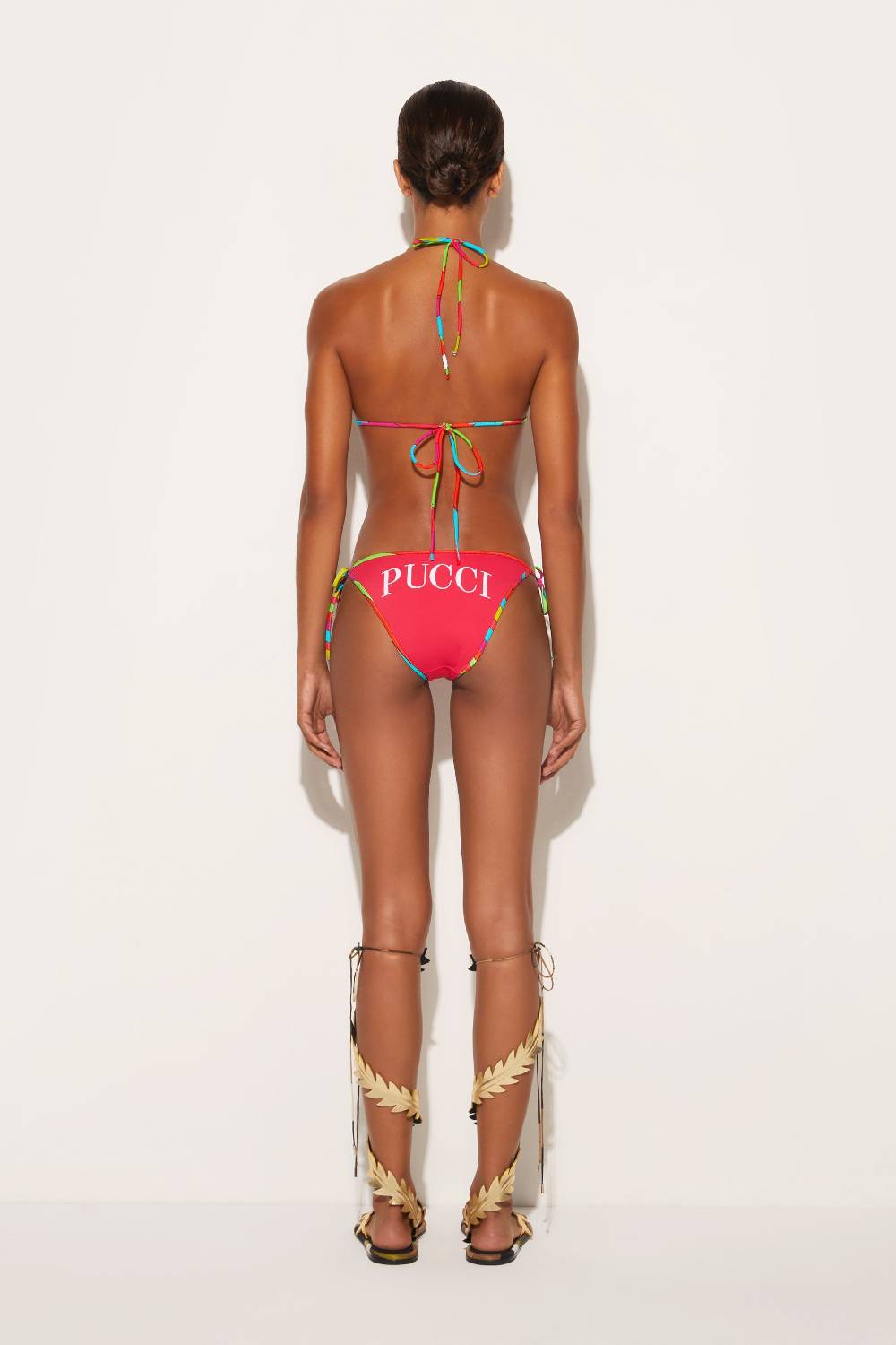 Pucci Top bikini con finiture Iride In Linea