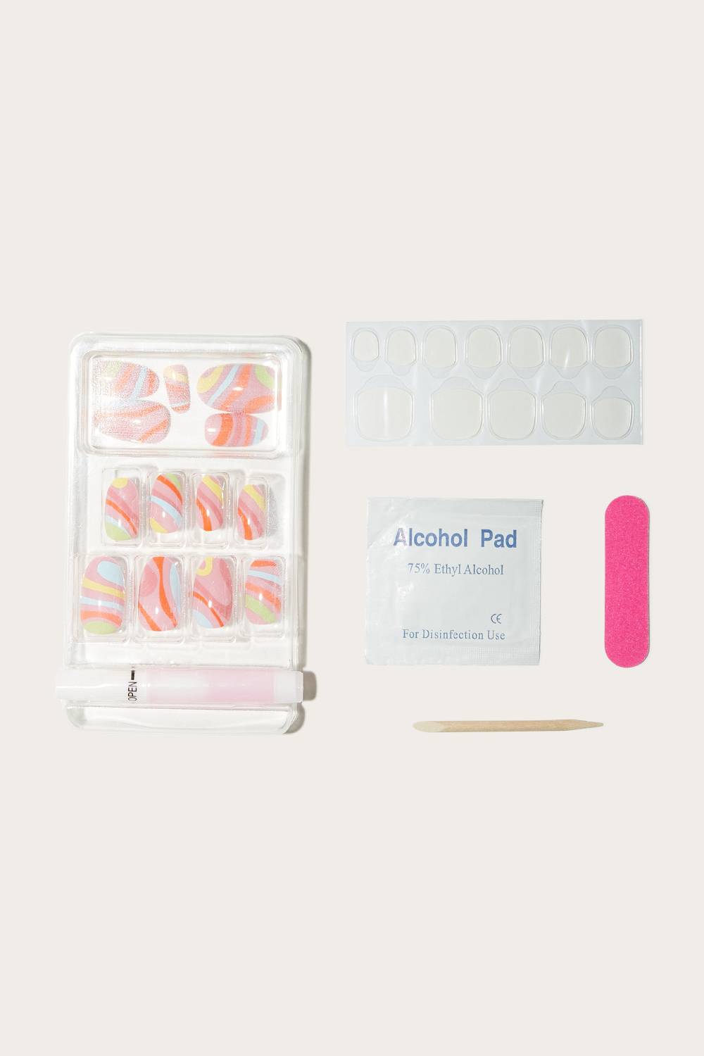 Pucci Set unghie finte con stampa Marmo Vendita