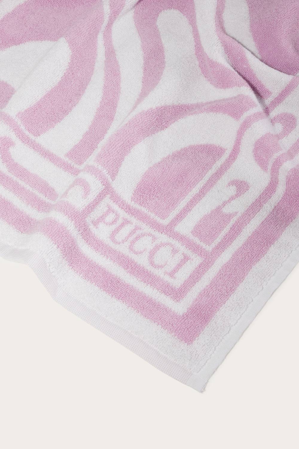Pucci Telo mare jacquard con motivo Marmo Promozione