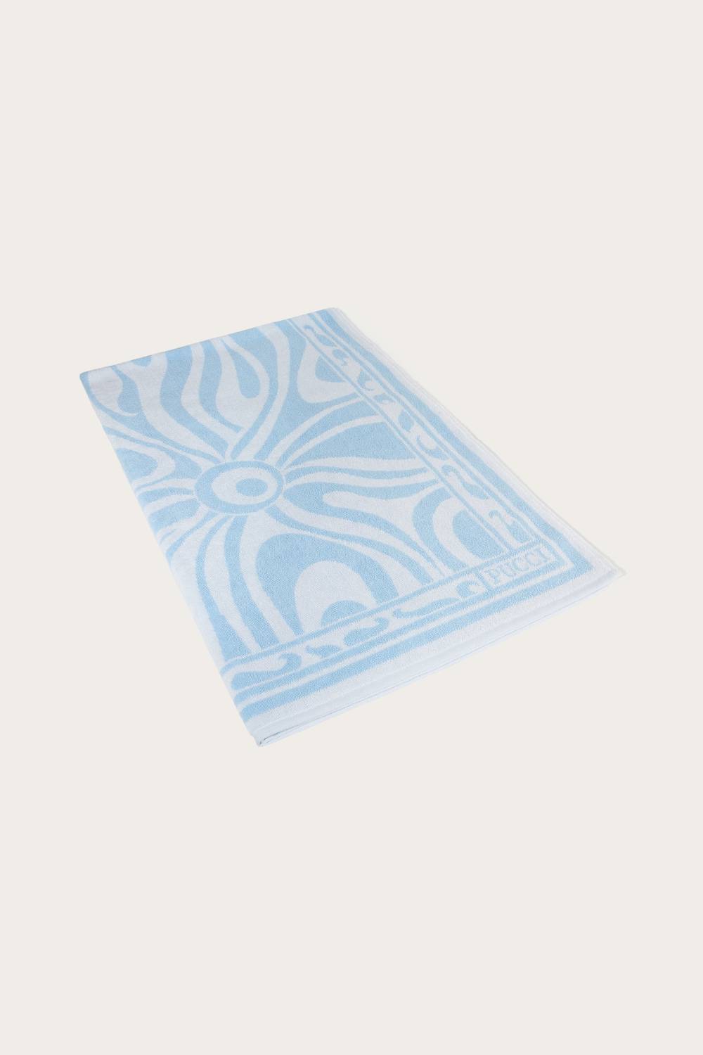 Pucci Telo mare jacquard con motivo Marmo Spedizione Gratuita